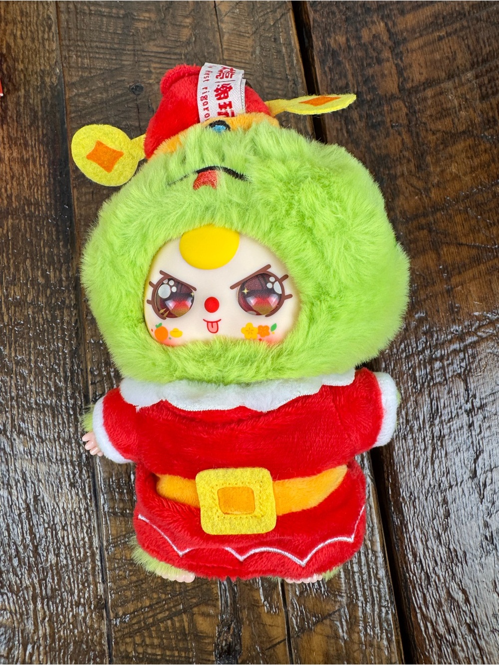 Baby Three Happy New Year Gong Xi Fa Cai Plush Pendant Confirmed Blind Box